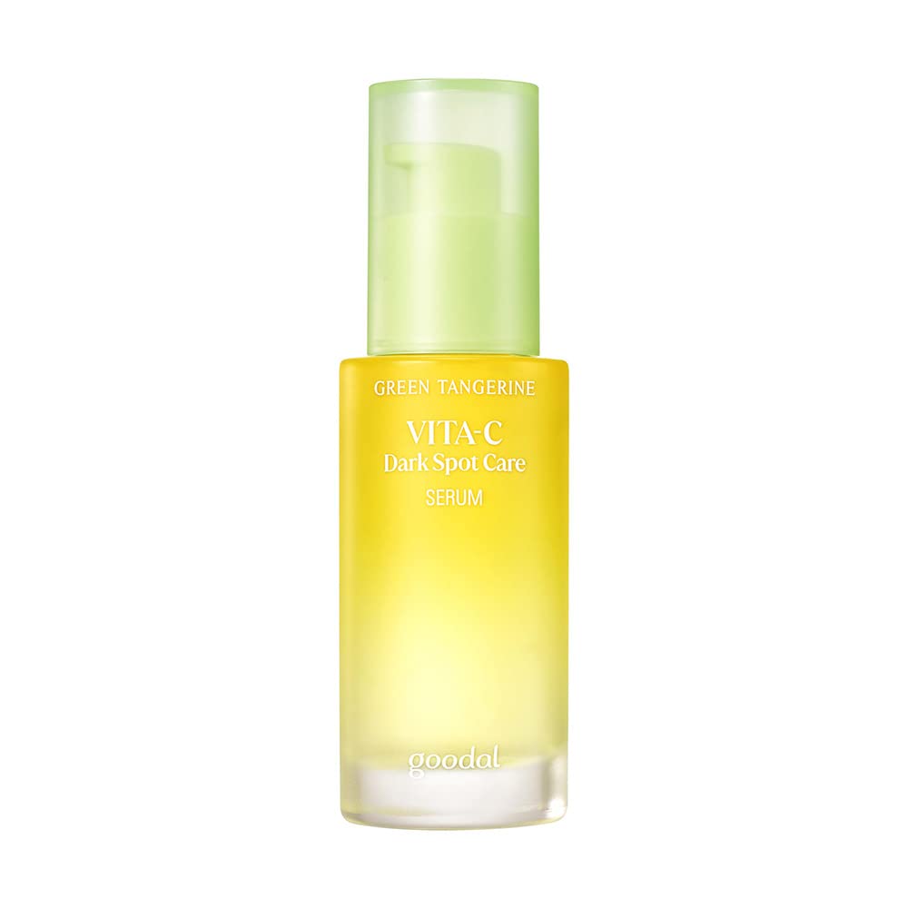 GOODAL Green Tangerine Vita C ampoule — flacon pour hydratation quotidienne et teint lumineux.