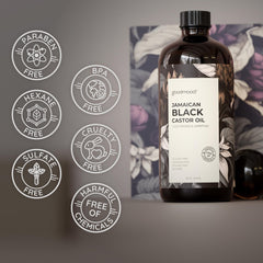 GOODMOOD Aceite de ricino jamaicano, piel hidratada y suave.