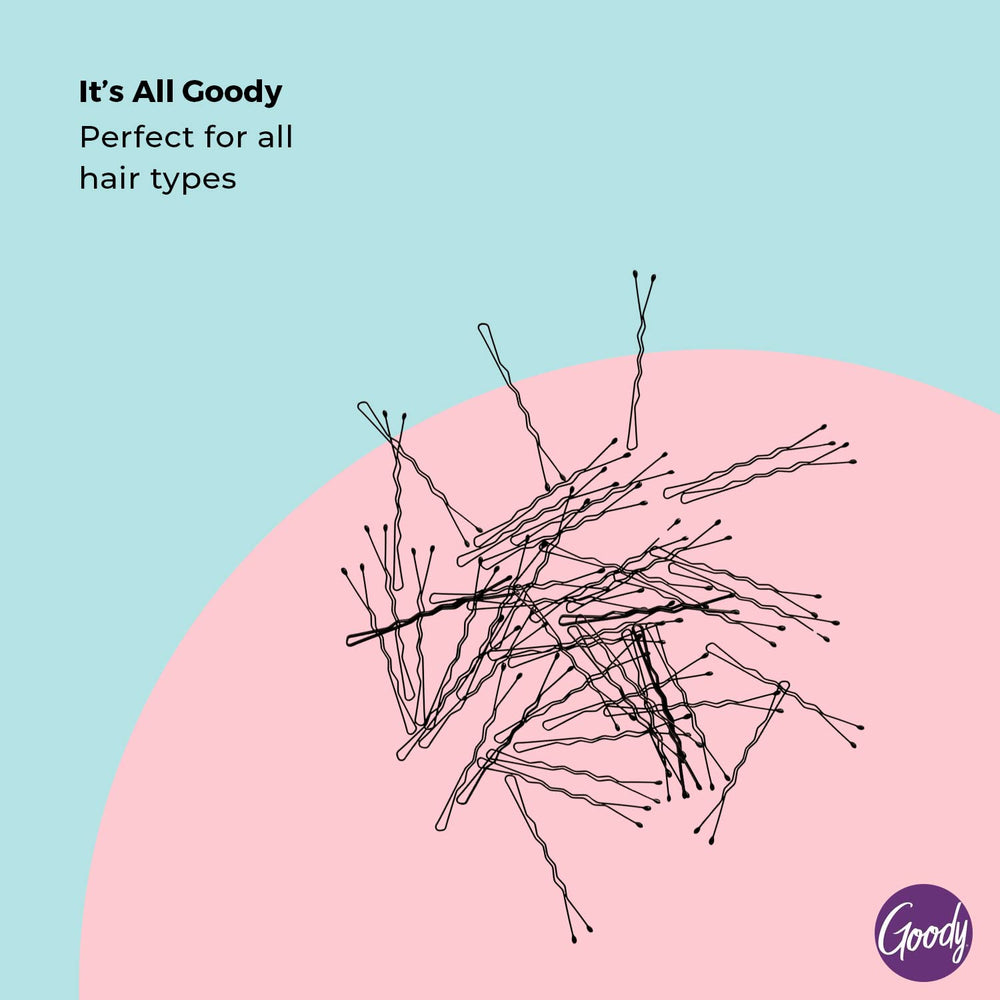 Goody Bobby Pin con agarre antideslizante para un peinado estable.