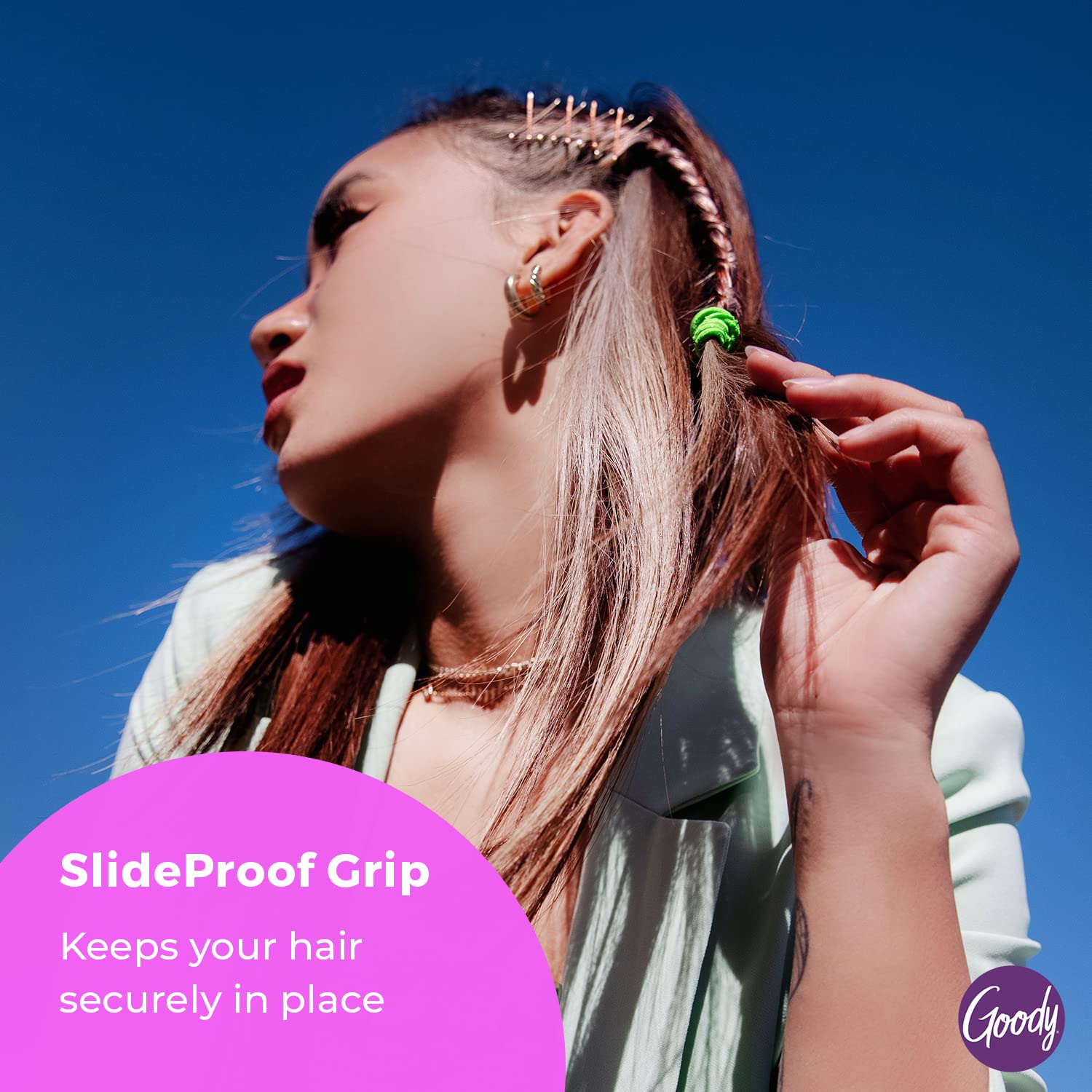 Goody Bobby Pin con puntas confort para uso diario sin irritación.