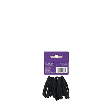 Goody elásticos para cabello grueso en negro, uso diario cómodo y seguro.