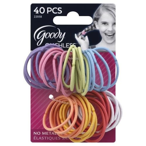 Goody Kids Ouchless para cola de caballo, sujeción firme sin dañar el cabello
