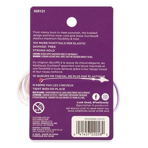 Elástico de 2 mm suave y flexible para cabello fino a medio