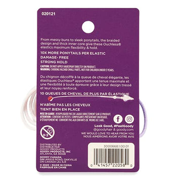 Elástico de 2 mm suave y flexible para cabello fino a medio