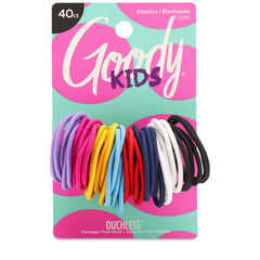 Goody Kids Ouchless elástico para cabello, sujeción cómoda sin tirones