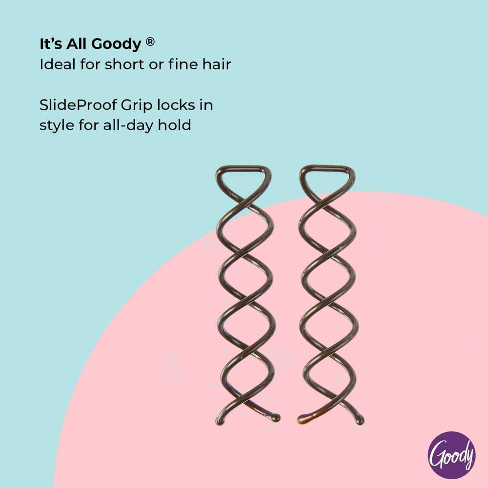 Guía de tres pasos para un peinado perfecto con Goody Mini Spin Pins.