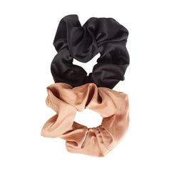 Goody scrunchies con núcleo de 16 hebras que conservan la forma.