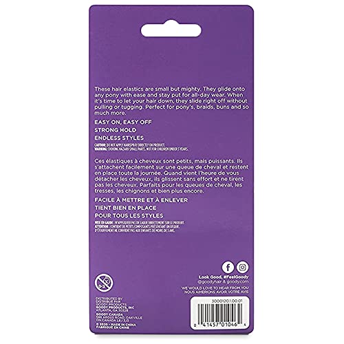Goody Ouchless Polyband deslizamiento suave para peinados sin dolor
