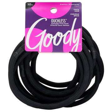 Goody Ouchless XL elástico para cabello grueso con agarre firme y cómodo.
