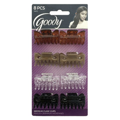 Goody pinzas 8 garras para recogidos rápidos y duraderos, ideal para peinar con facilidad.