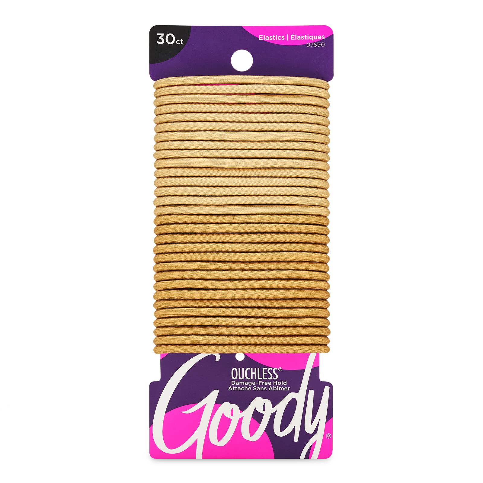 Elástico GOODY sin dolor para cabello grueso, sujeción suave.