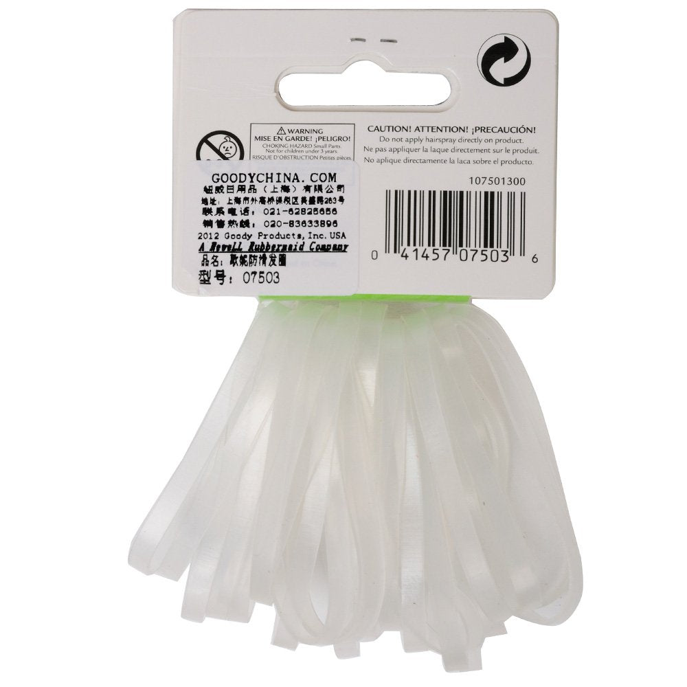 Elástico transparente de 4 mm para recogidos firmes y cómodos con GOODY.