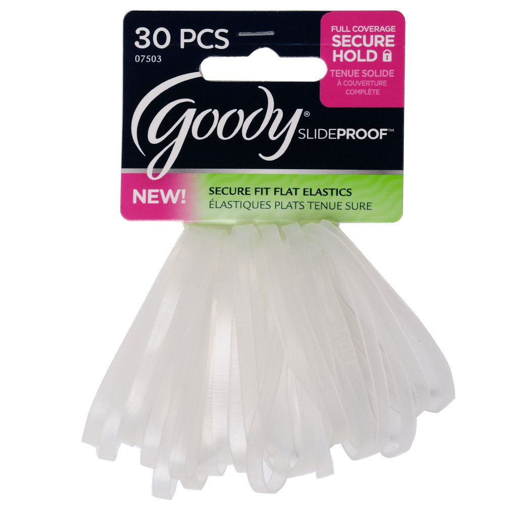 GOODY SP 4mm elástico de látex transparente para peinados diarios.