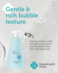 GOONGBE Kids Fresh Shampoo: etiqueta Royal TheraTea visible en el frasco.