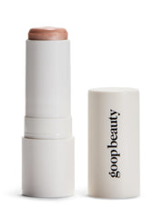 Goop Beauty Glow Skin, barra iluminadora en gel, ilumina piel con brillo perlado suave.