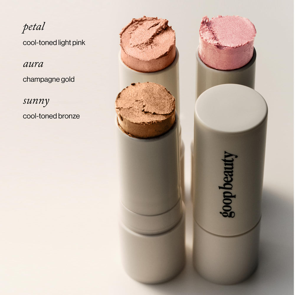 Goop Beauty Glow Skin, envase compacto y fácil de transportar para retoques.