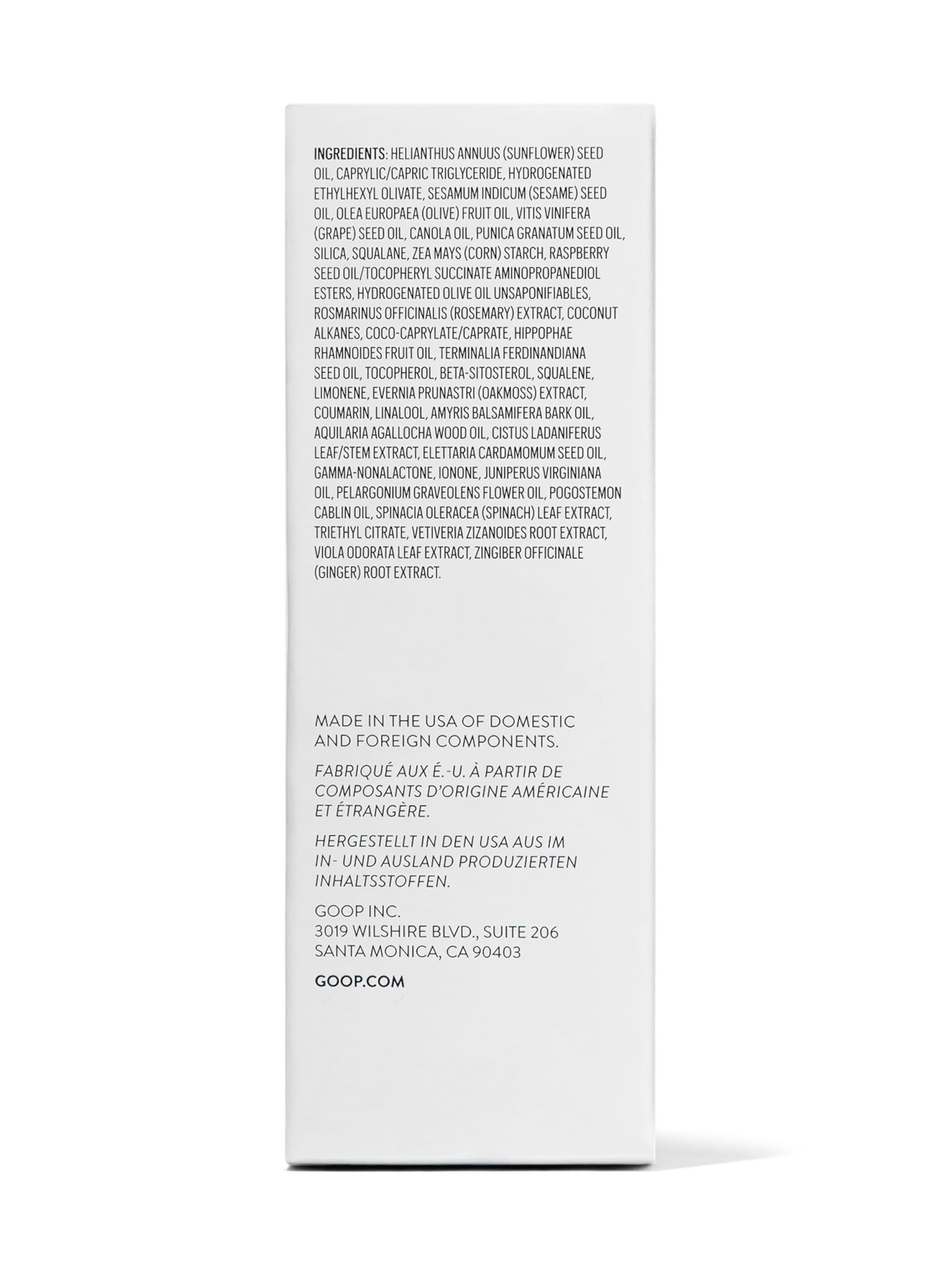 Goop Beauty Aceite Corporal, aroma a cedro y vetiver para un momento calmante.