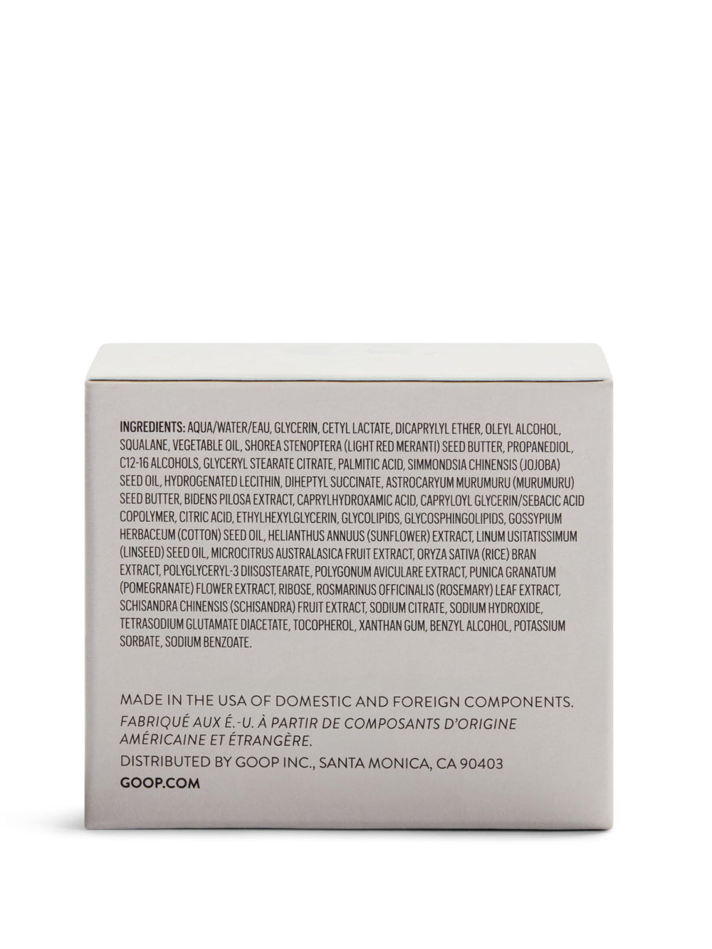 Goop Crema Facial Nutritiva: posibles beneficios de firmeza y brillo con uso continuo.