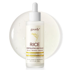 Goorly Peel Shot Glow ampolla de arroz, brillo ligero tras exfoliación suave