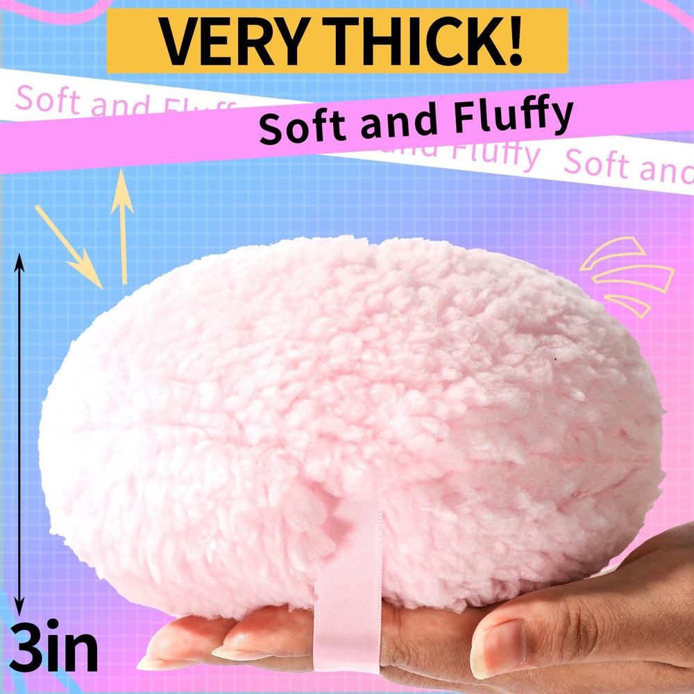Puff Gootaimi con estuche para polvo corporal, almacenamiento higiénico.