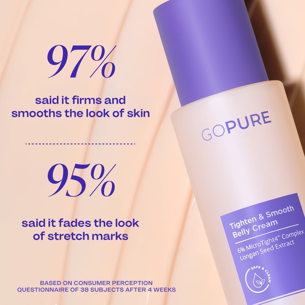 goPure crema abdomen masaje relajante: piel más suave tras uso regular.