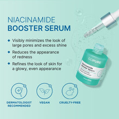 GoPure serum bottle on a clean vanity for daily skincare ritual.