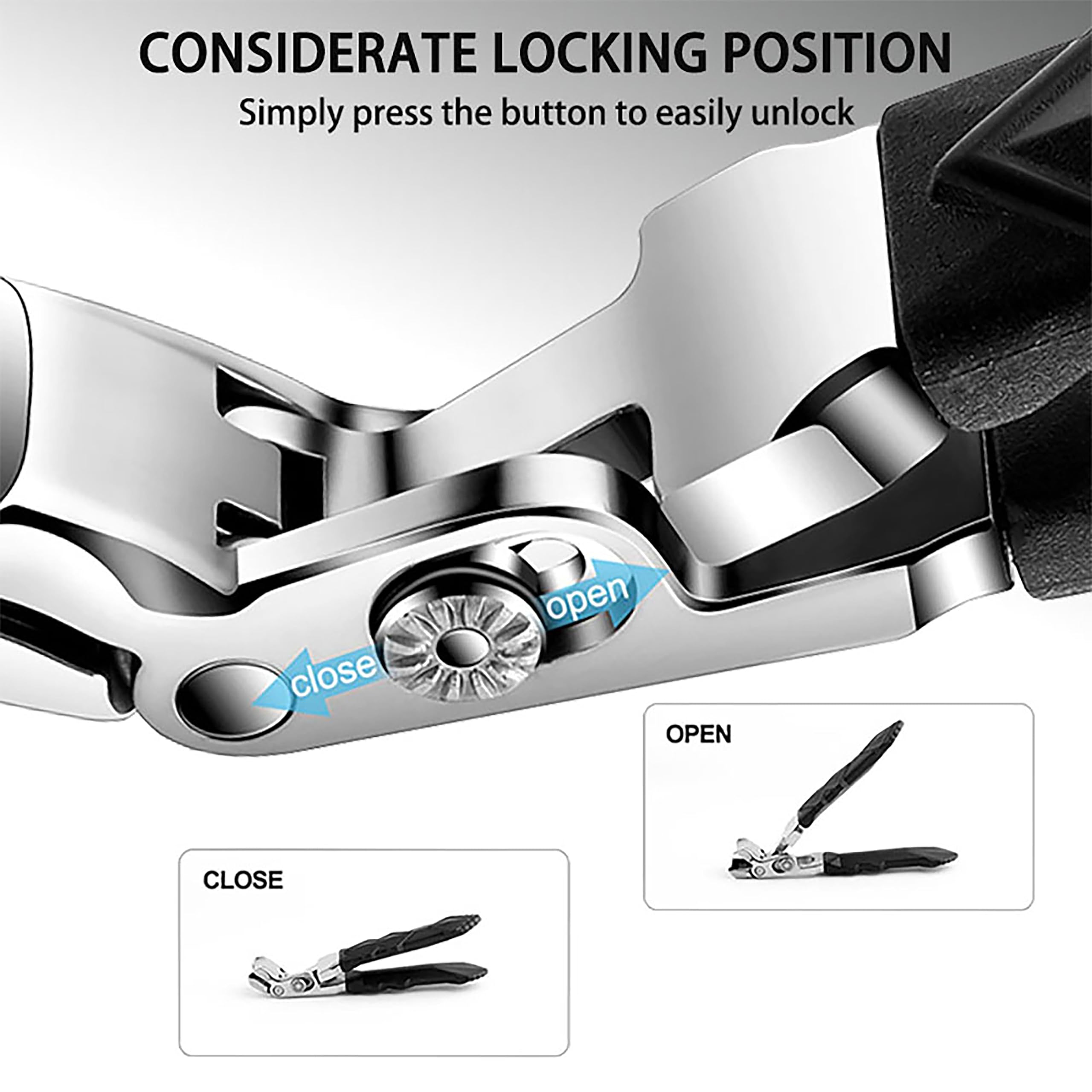 Goredny Orthoclip ofrece doble configuración de corte para un acabado cómodo.