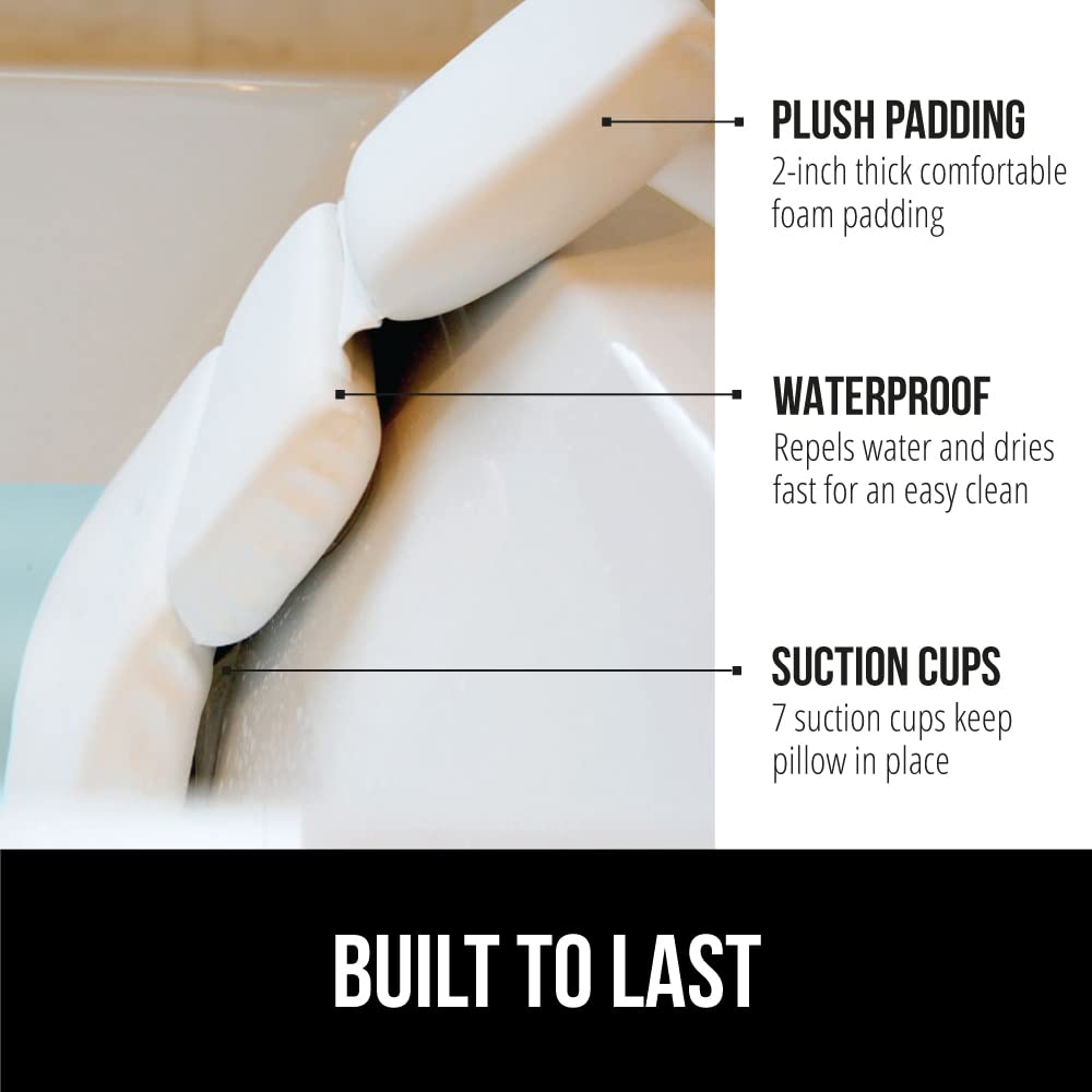 Ventosas fuertes Gorilla Grip aseguran fijación estable en la bañera.