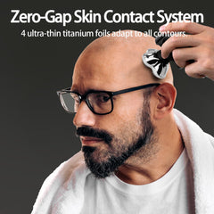 GORLENT cero-gap contacto-piel, experiencia suave en mandíbula y cuello.