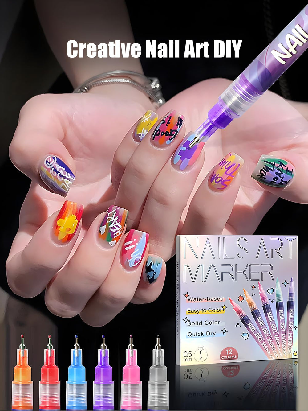 Gorvalin: ideas de manicura para novatas con bolígrafo de uñas.