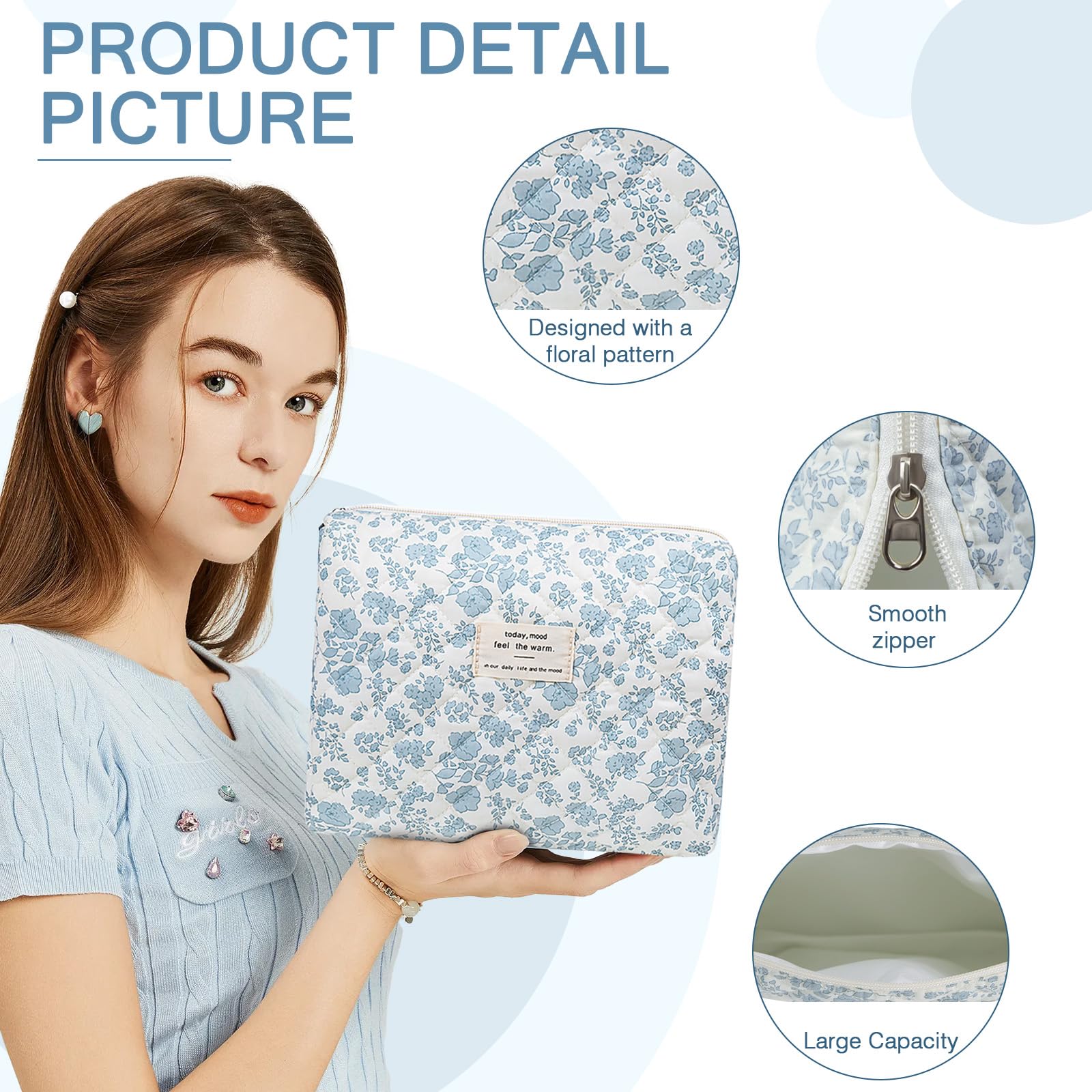 Gosect organizador de viaje multifuncional para cosméticos y accesorios.