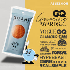 GOSHI uso en ducha con gel corporal para una experiencia de limpieza completa y agradable.