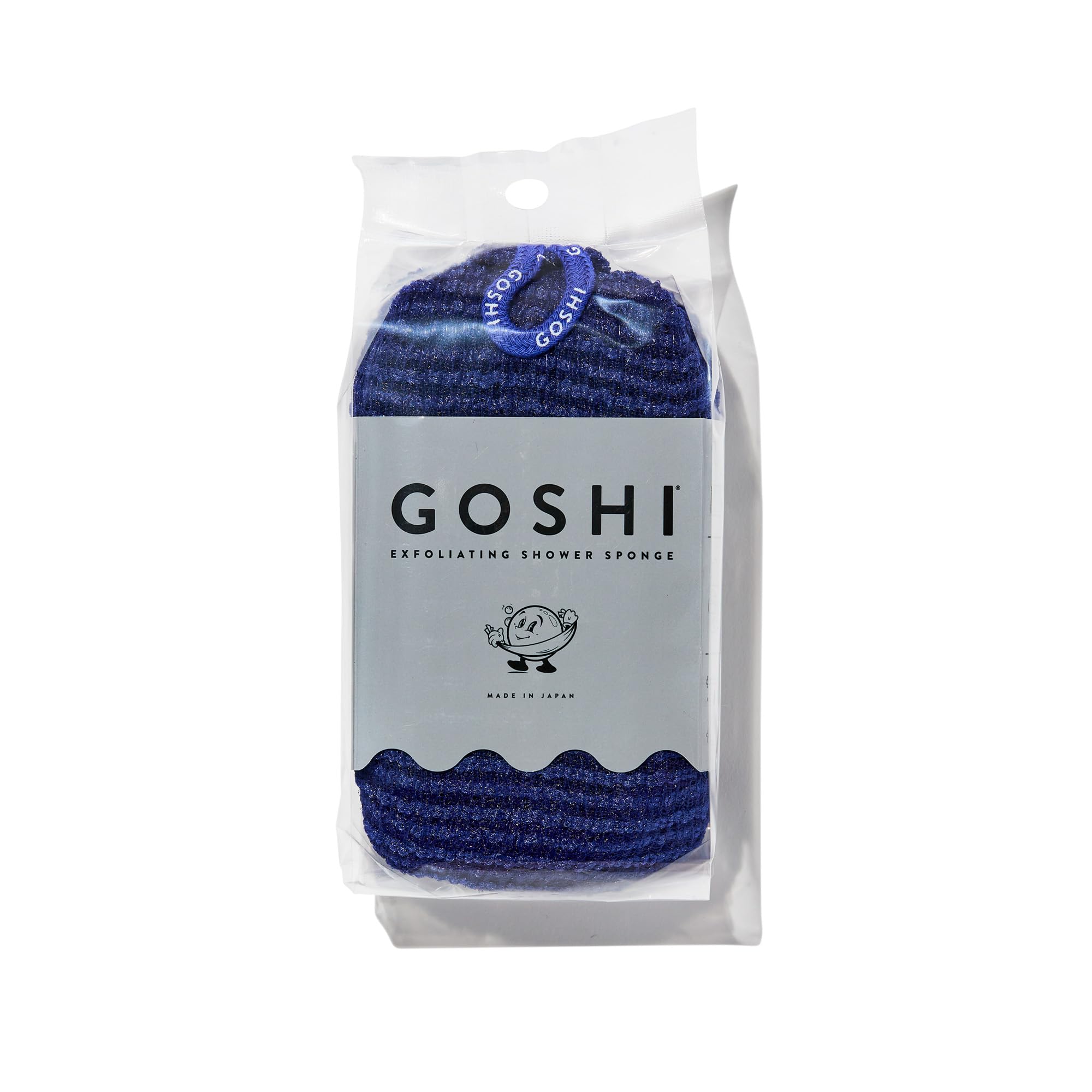 GOSHI esponja exfoliante, tacto suave para piel sensible y limpia.