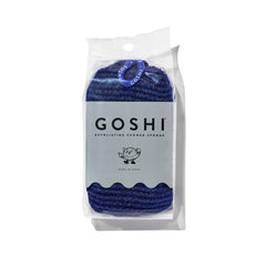 GOSHI esponja exfoliante, tacto suave para piel sensible y limpia.