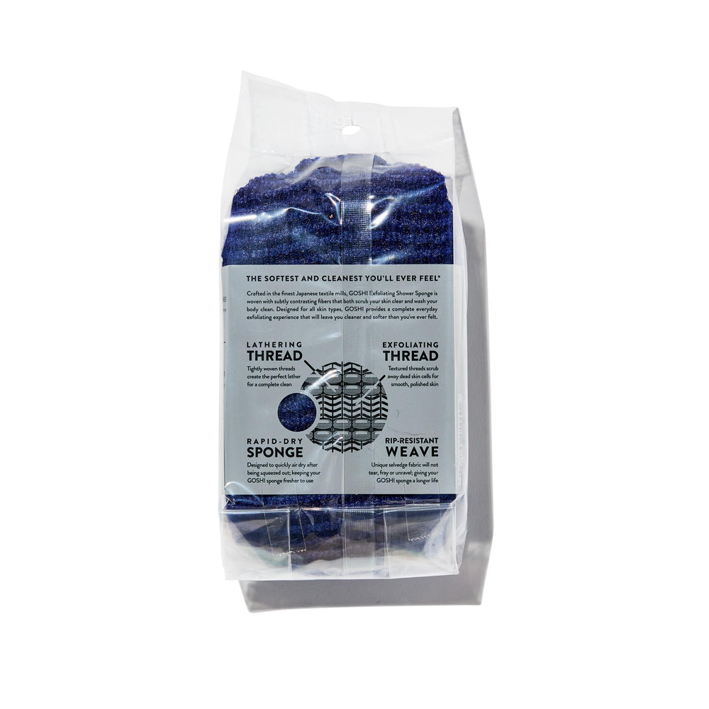 GOSHI esponja exfoliante, textura exfoliante para eliminar impurezas suavemente.