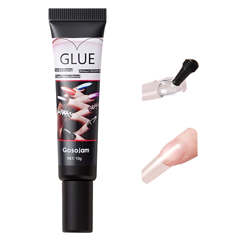 Gosojam pegamento uñas acrílicas sin UV, secado rápido para manicura profesional.
