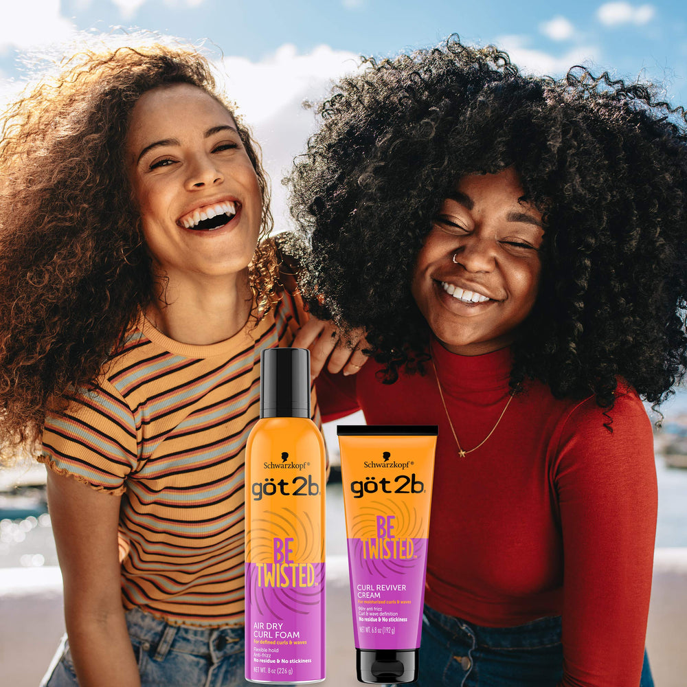 Got2B Be Twisted crema reviver rizos, acabado sedoso sin residuos
