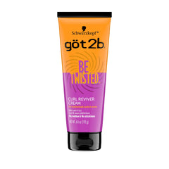 Got2B Be Twisted crema reviver rizos, botella clara para definición sin frizz