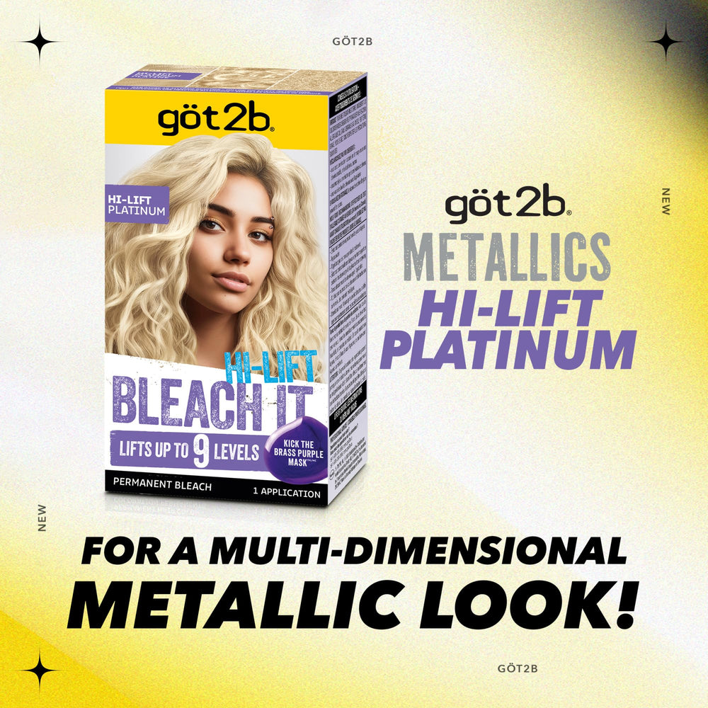 Got2b Bleach It Hi-Lift Platinum: mascarilla de cuidado posterior para suavizar y nutrir.