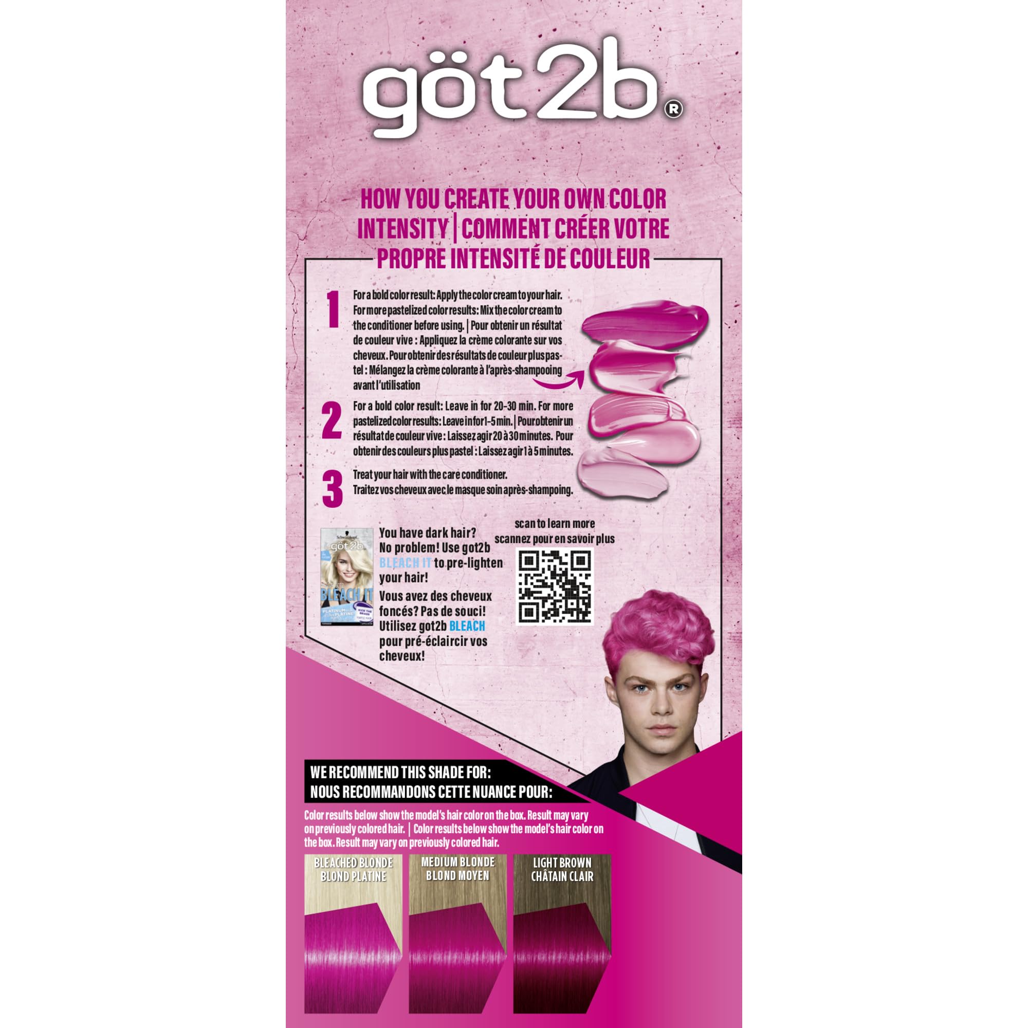 got2b Color Remix ofrece resultado temporal de hasta 15 lavados