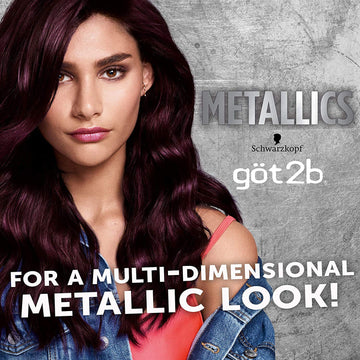 Got2B Metallics kit cuidado post color para mantener brillo y desvanecimiento reducido.