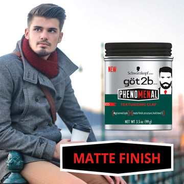 Got2B Phenomenal Clay texturizante: acabado mate ideal para estilos modernos