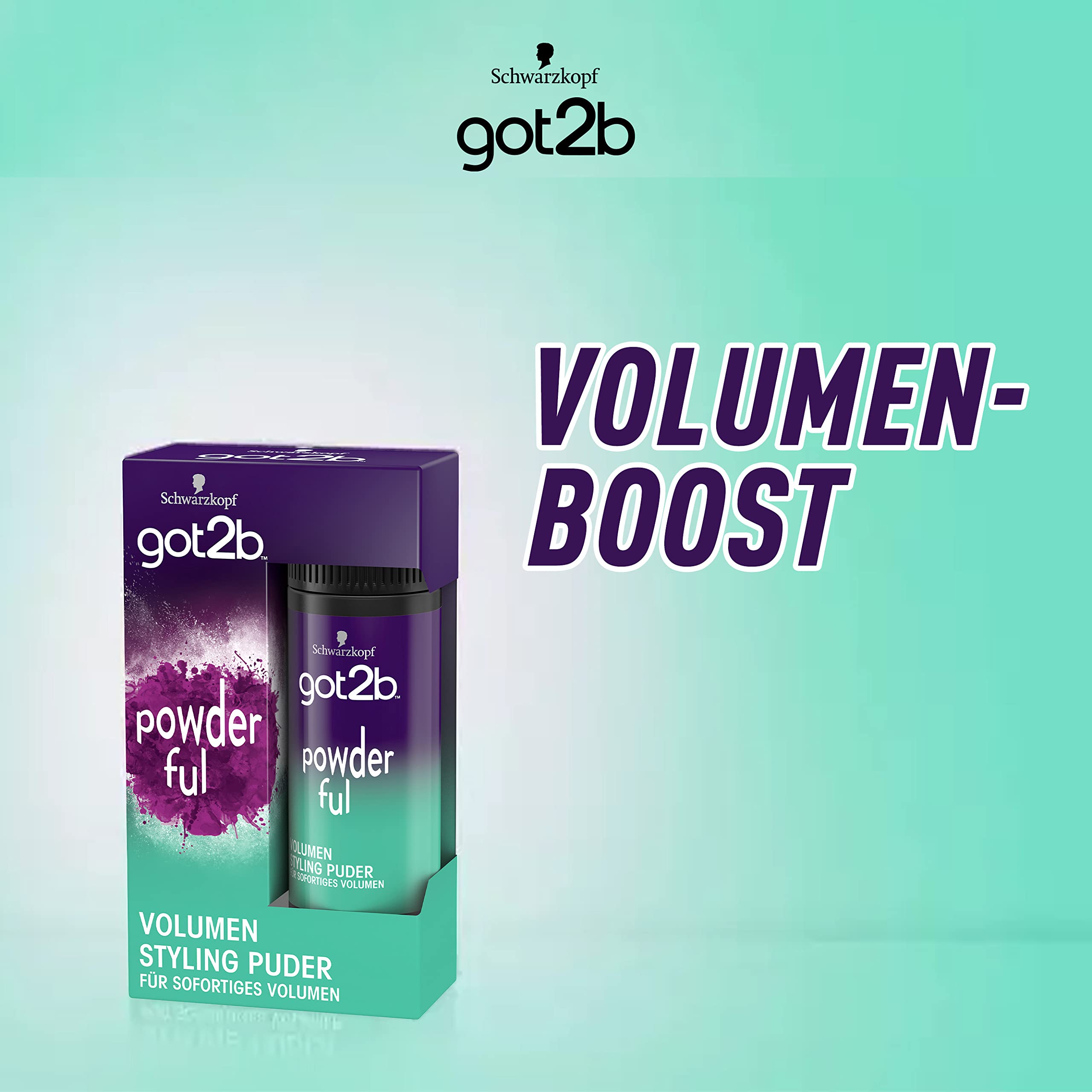 Got2B Powder'Ful muestra textura ligera en cabello para volumen inmediato
