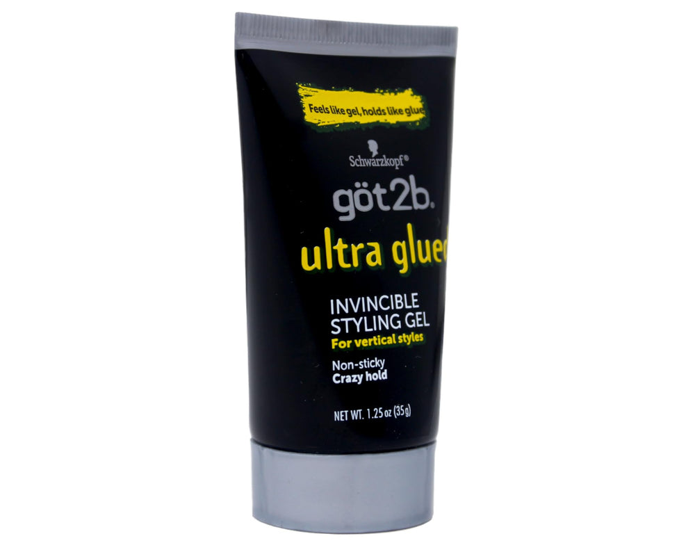 Got2B Ultra Glued Invincible Gel textura de primer plano, aplicación suave para peinados con control.
