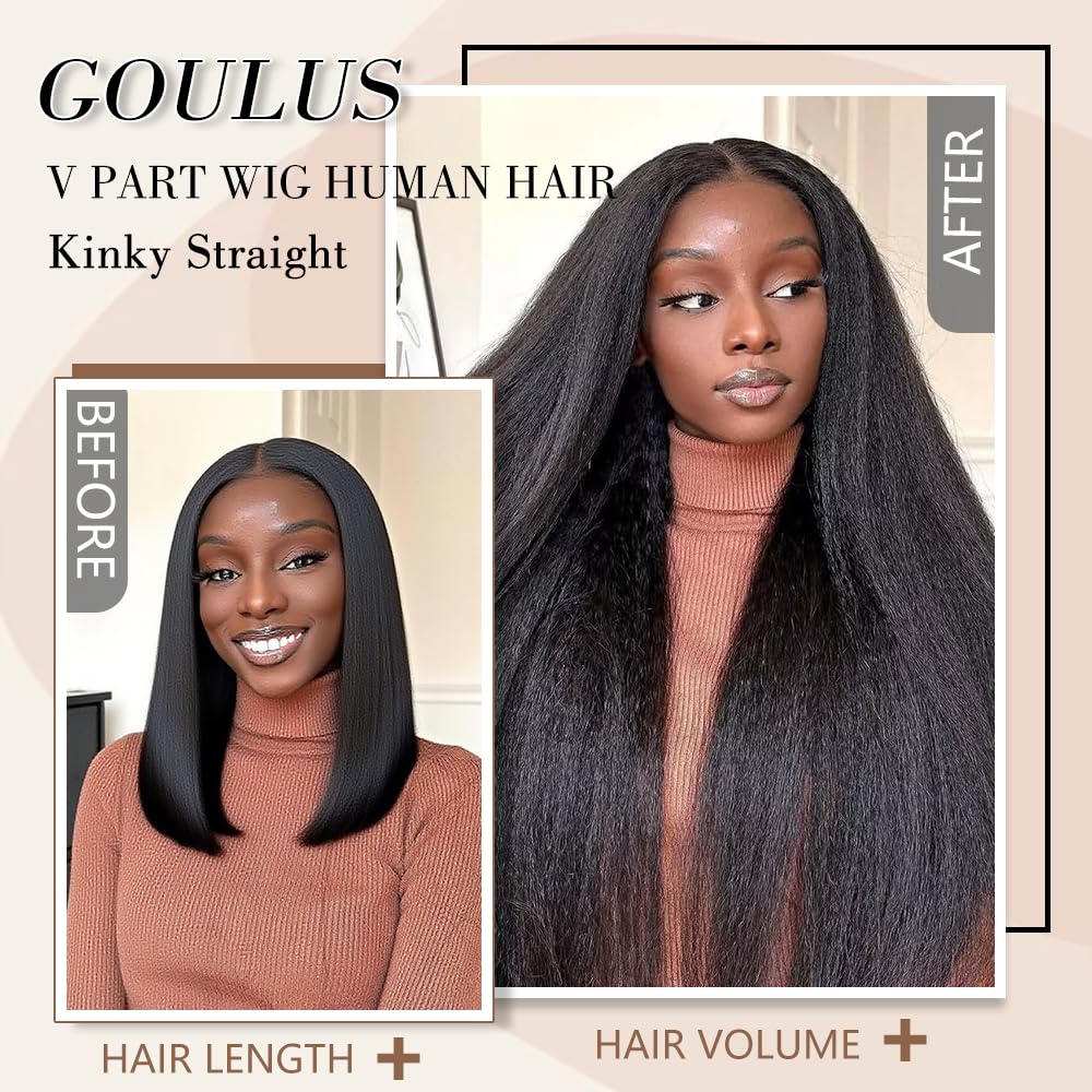 Goulus densidad 180% para volumen natural y peinados variados.