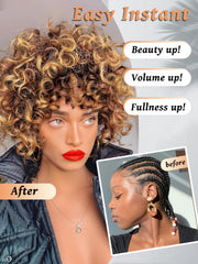 Gowit Gogo Curl 8in: tono ombré T3027 para estilo moderno.