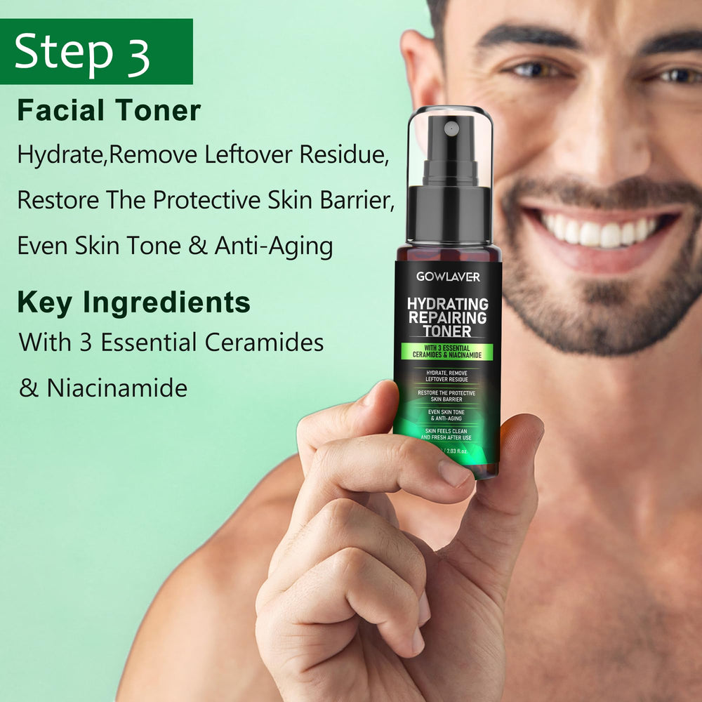 GOWLAVER-gommage-visage-homme, exfoliation qui révèle une peau lumineuse.