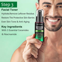 GOWLAVER-gommage-visage-homme, exfoliation qui révèle une peau lumineuse.