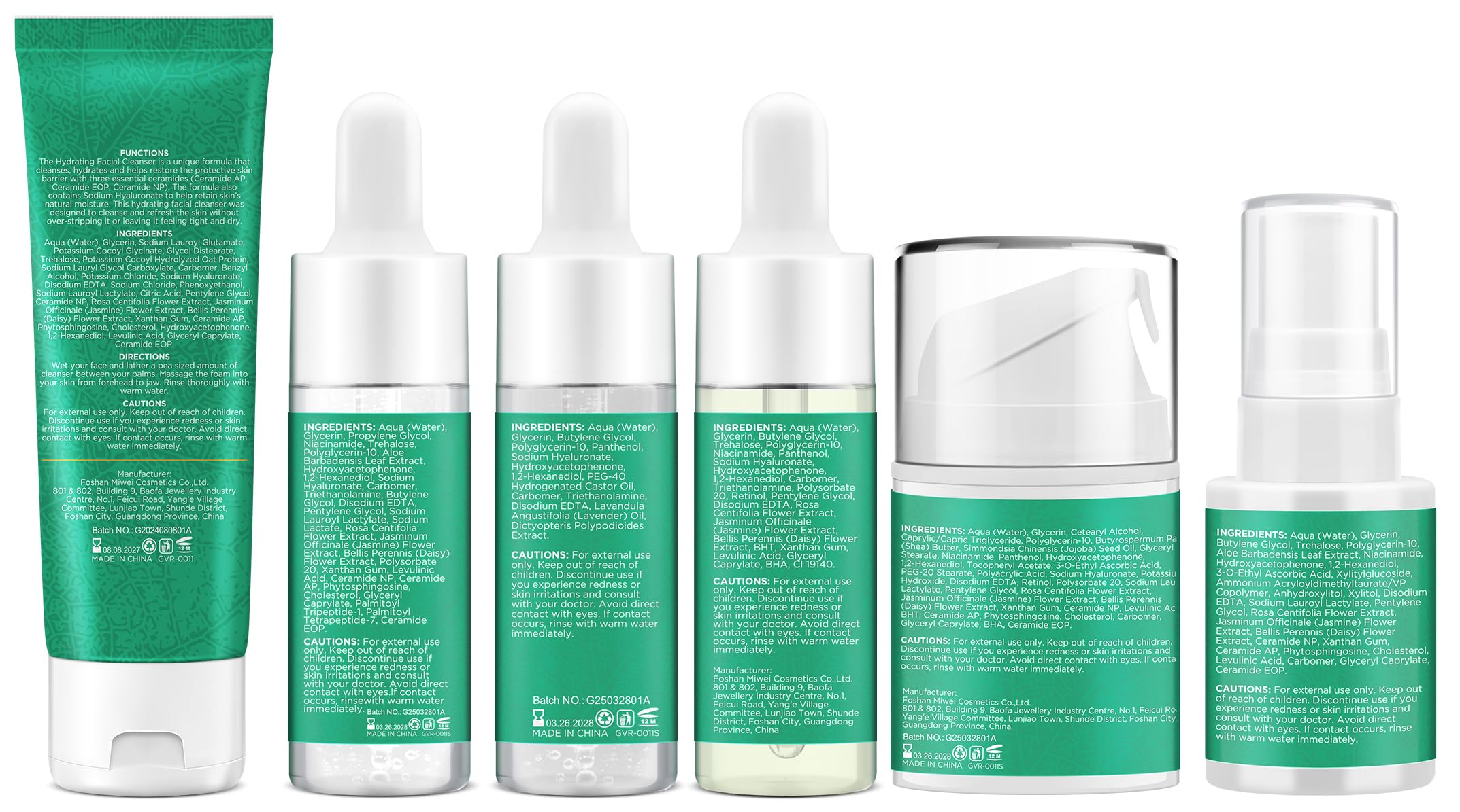 GOWLAVER kit rutinas faciales: conjunto completo para una rutina de cuidado en casa.