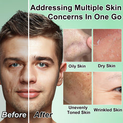 GOWLAVER-nettoyant-visage-homme, nettoyage en profondeur sans dessèchement.